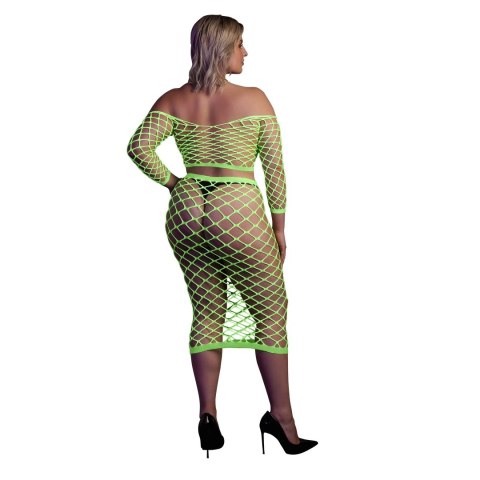 Top z długim rękawem i długą spódnicą XL/XXXXL Ouch! by shots Top z długim rękawem i długą spódnicą XL/XXXXL Ouch! by shots