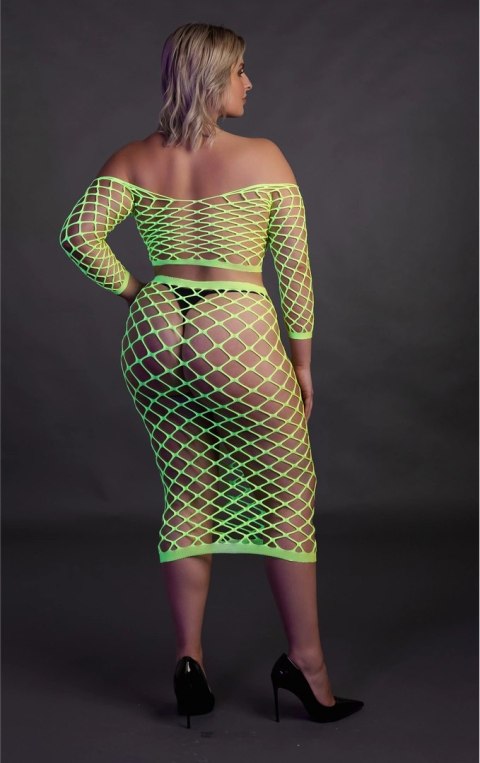 Top z długim rękawem i długą spódnicą XL/XXXXL Ouch! by shots Top z długim rękawem i długą spódnicą XL/XXXXL Ouch! by shots