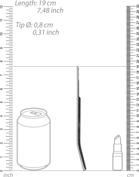 Cewka moczowa ze stali nierdzewnej 8mm Ouch! by shots Cewka moczowa ze stali nierdzewnej 8mm Ouch! by shots