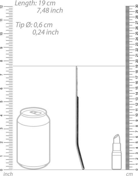 Cewka moczowa ze stali nierdzewnej 8mm Ouch! by shots Cewka moczowa ze stali nierdzewnej 8mm Ouch! by shots