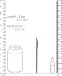 Cewka ze stali nierdzewnej prążkowana 8mm Ouch! by shots