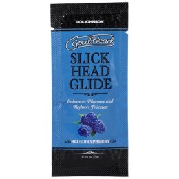 Doc Johnson GoodHead Żel poślizgowy Blue Raspberry 48x7g wegański