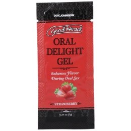 Doc Johnson Oralove Mix zestaw smakowych żeli truskawkowych 48x7g