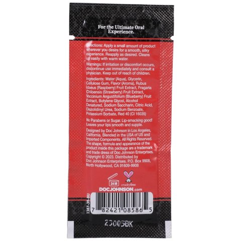 Doc Johnson Oralove Mix zestaw smakowych żeli truskawkowych 48x7g Doc Johnson Oralove Mix zestaw smakowych żeli truskawkowych 48x7g