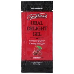 Doc Johnson Oralove Gel - Zestaw smakowych żeli wiśniowych 48x7g