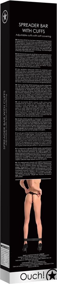 Drążek rozpierający z mankietami Ouch! by shots Drążek rozpierający z mankietami Ouch! by shots