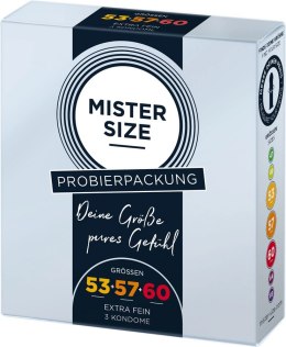 Mister Size - Pure Feel prezerwatywy 53, 57, 60 mm - 3 sztuki