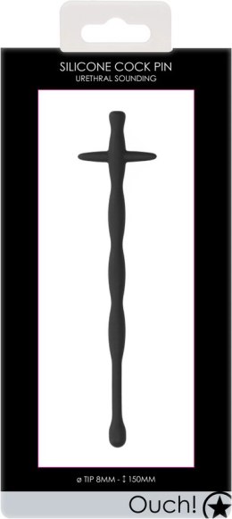 Silikonowa cewka moczowa krzyżyk 8mm Ouch! by shots