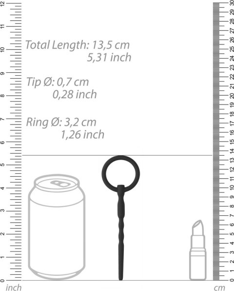 Silikonowy plug 7mm Ouch! by shots Silikonowy plug 7mm Ouch! by shots