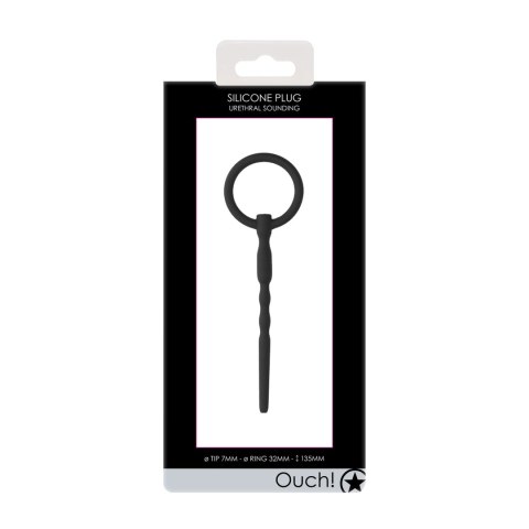 Silikonowy plug 7mm Ouch! by shots Silikonowy plug 7mm Ouch! by shots