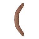 RealRock - Podwójne wygięte dildo - bardzo długie 36cm