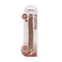 RealRock - Podwójne wygięte dildo - bardzo długie 36cm