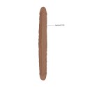 RealRock - Podwójne wygięte dildo - bardzo długie 36cm