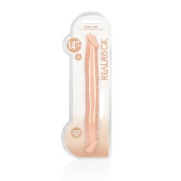 RealRock - Podwójne wygięte dildo - bardzo długie 36cm