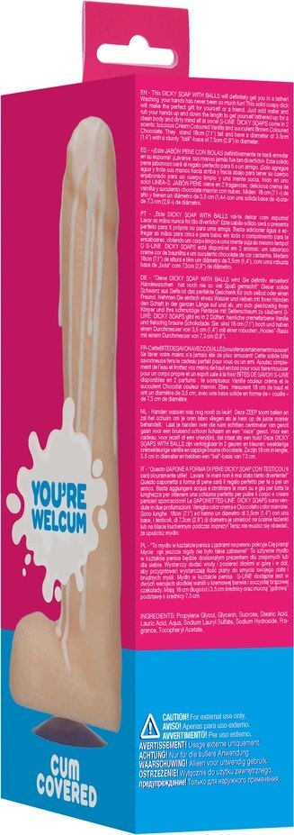 S-line by shots - Mydło - Penis z jądrami i spermą S-line by shots - Mydło - Penis z jądrami i spermą