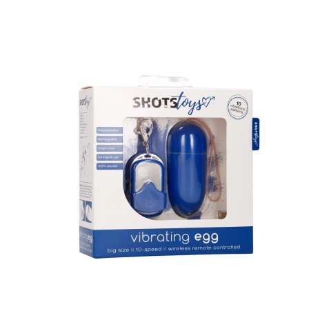 Shots Toys - Wibrujące jajeczko - 10 prędkości - pilot - L Shots Toys - Wibrujące jajeczko - 10 prędkości - pilot - L