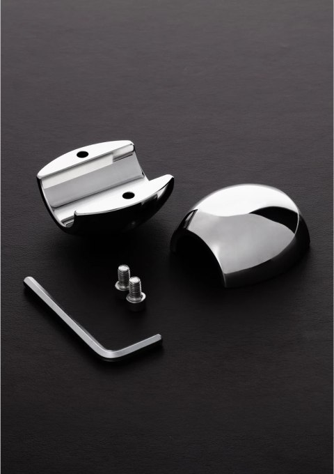 Steel - Owalny noszak na jądra 3,5 cm Steel - Owalny noszak na jądra 3,5 cm