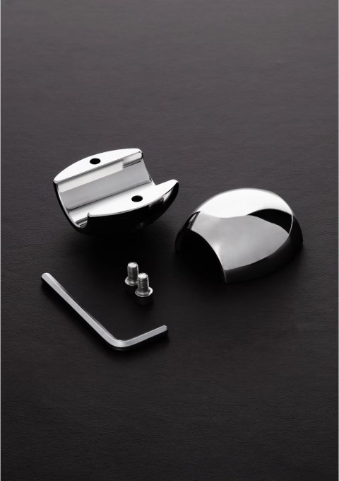 Steel - Owalny noszak na jądra 3,5 cm Steel - Owalny noszak na jądra 3,5 cm