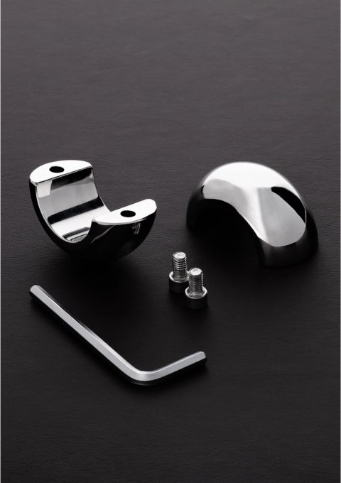Steel - Owalny noszak na jądra 3,5 cm Steel - Owalny noszak na jądra 3,5 cm