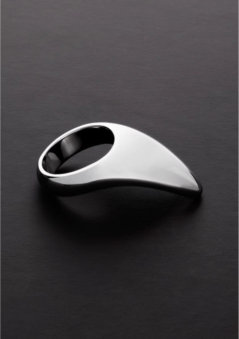 Steel - Pierścień w kształcie łezki - 50 mm Steel - Pierścień w kształcie łezki - 50 mm