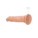 RealRock - Bardzo realistyczne dildo z wypukłymi żyłami 25 cm