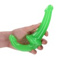RealRock - Dildo StrapOn świecące w ciemności 13,5 cm