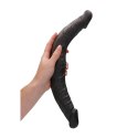 RealRock - Podwójne wygięte dildo - bardzo długie 36cm