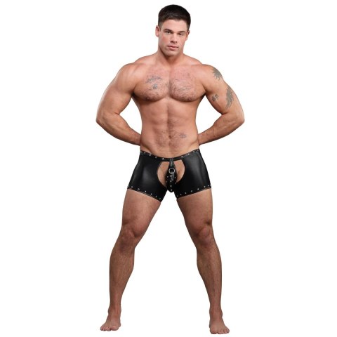 Szorty z otwartym kroczem i tyłem z odpinanymi stringami - L/XL Male Power Szorty z otwartym kroczem i tyłem z odpinanymi stringami - L/XL Male Power