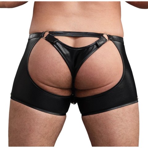 Szorty z otwartym kroczem i tyłem z odpinanymi stringami - L/XL Male Power Szorty z otwartym kroczem i tyłem z odpinanymi stringami - L/XL Male Power