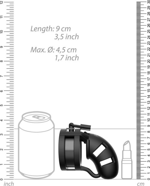 Klatka na penisa z kulką Ballsplitter - 9 cm Klatka na penisa z kulką Ballsplitter - 9 cm