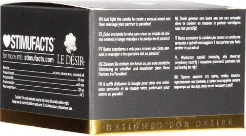 Le desir - Świeca do masażu z feromonami Le desir - Świeca do masażu z feromonami