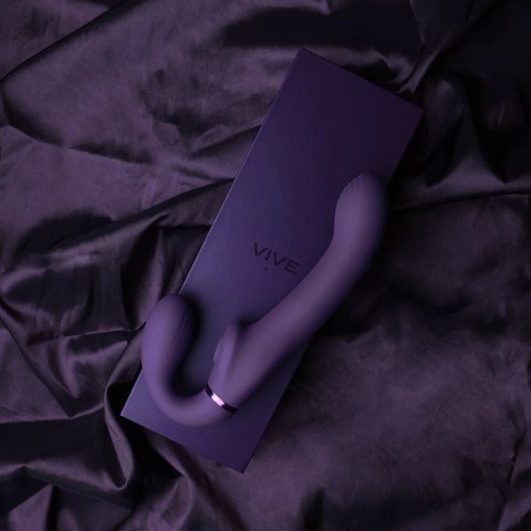 Vive - Podwójny wibrujący strapon Air Wave - Ai Vive - Podwójny wibrujący strapon Air Wave - Ai