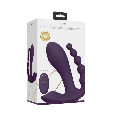 Vive - Wibrator z podwójną penetracją Kata Vive - Wibrator z podwójną penetracją Kata