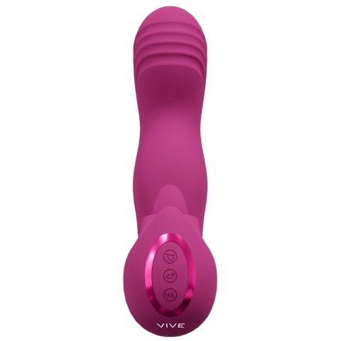 Vive - Wibrator z potrójnym silnikiem G-Spot i migoczącym językiem Yumi Vive - Wibrator z potrójnym silnikiem G-Spot i migoczącym językiem Yumi