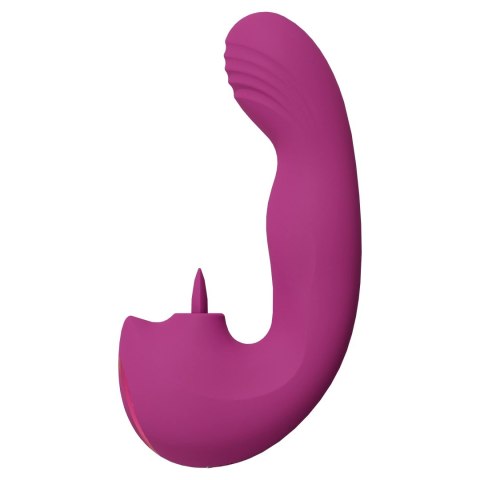 Vive - Wibrator z potrójnym silnikiem G-Spot i migoczącym językiem Yumi Vive - Wibrator z potrójnym silnikiem G-Spot i migoczącym językiem Yumi
