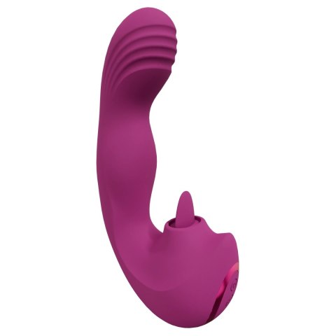 Vive - Wibrator z potrójnym silnikiem G-Spot i migoczącym językiem Yumi Vive - Wibrator z potrójnym silnikiem G-Spot i migoczącym językiem Yumi