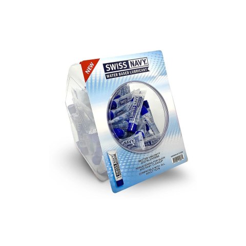 Premium - Waterbased Lubricant - Fishbowl - 50 Pieces Premium - Waterbased Lubricant - Fishbowl - 50 Pieces