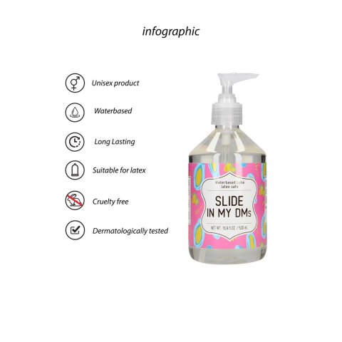 S-line by Shots - Lubrykant na bazie wody - 500 ml S-line by Shots - Lubrykant na bazie wody - 500 ml