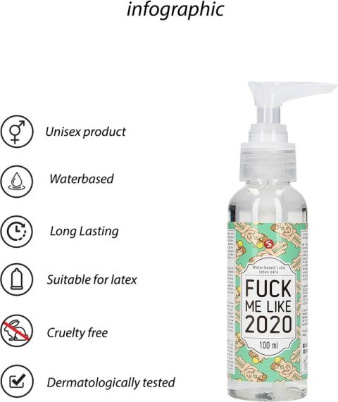 S-line by Shots - Lubrykant na bazie wody Fuck Me Like 100 ml S-line by Shots - Lubrykant na bazie wody Fuck Me Like 100 ml