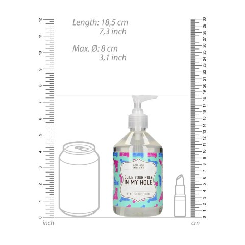 S-line by Shots - Lubrykant na bazie wody Slide Your Pole In My Hole 500 ml S-line by Shots - Lubrykant na bazie wody Slide Your Pole In My Hole 500 ml