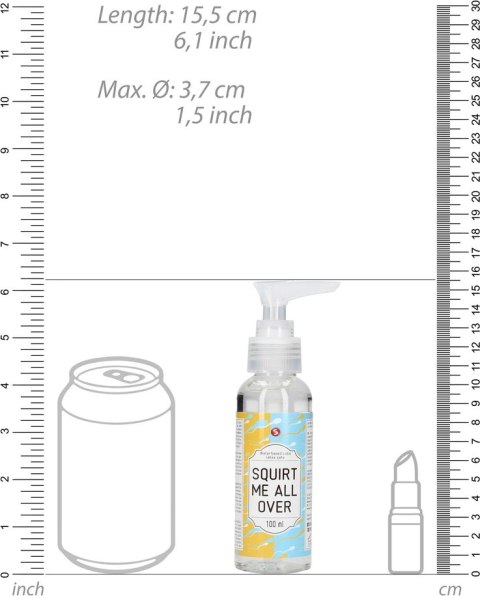 S-line by Shots - Lubrykant na bazie wody Squirt Me All Over 100 ml S-line by Shots - Lubrykant na bazie wody Squirt Me All Over 100 ml