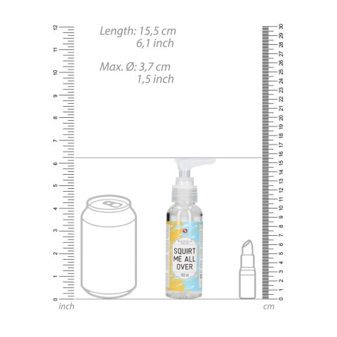 S-line by Shots - Lubrykant na bazie wody Squirt Me All Over 100 ml S-line by Shots - Lubrykant na bazie wody Squirt Me All Over 100 ml