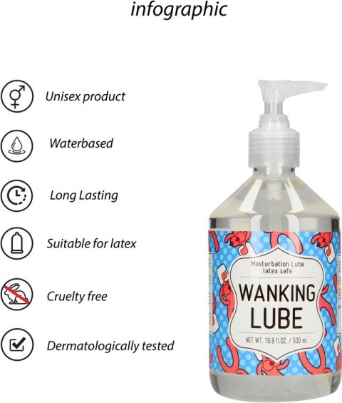 S-line by shots - Lubrykant do masturbatora WANKING LUBE 500 ml S-line by shots - Lubrykant do masturbatora WANKING LUBE 500 ml
