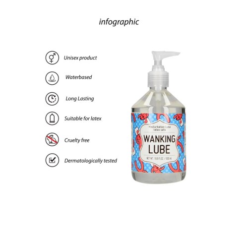 S-line by shots - Lubrykant do masturbatora WANKING LUBE 500 ml S-line by shots - Lubrykant do masturbatora WANKING LUBE 500 ml