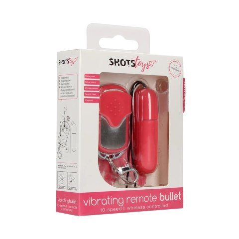 Shots Toys - Wibrujący pocisk z pilotem Shots Toys - Wibrujący pocisk z pilotem