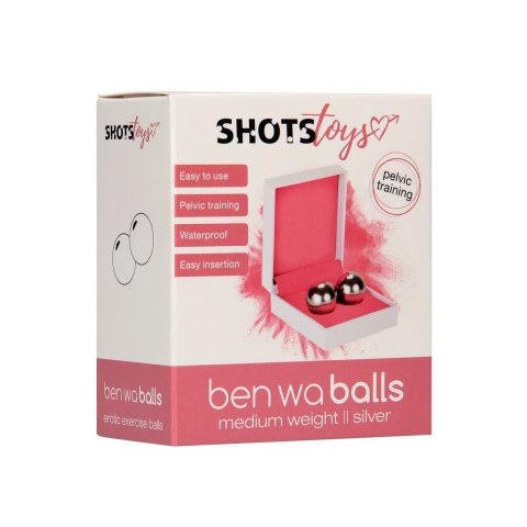 Shots Toys - Zestaw dwóch kulek - średnio ciężkie Shots Toys - Zestaw dwóch kulek - średnio ciężkie