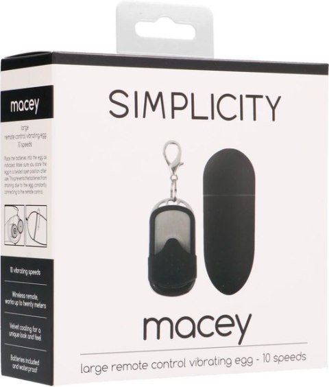 Simplicity by shots - Jajeczko wibrujące z pilotem zdalnego sterowania Simplicity by shots - Jajeczko wibrujące z pilotem zdalnego sterowania