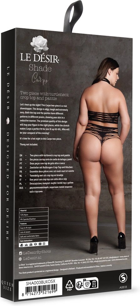 El desir - Dwuczęsćiowy zestaw Carpo Plus Size El desir - Dwuczęsćiowy zestaw Carpo Plus Size