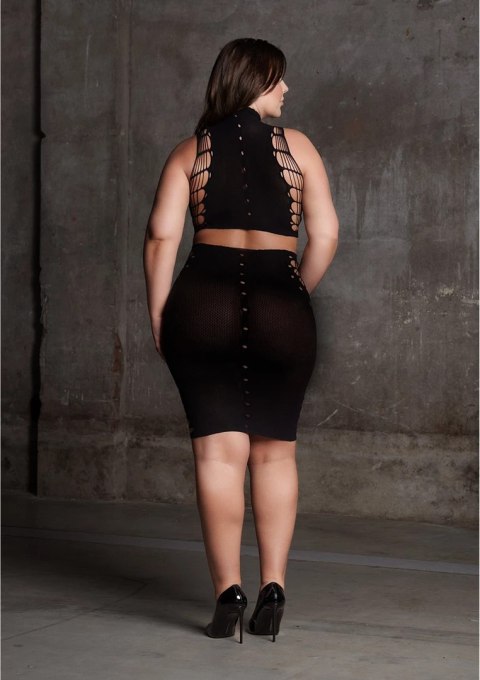 Le desir - Seksowny zestaw top + spódnica modelująca Plus Size Le desir - Seksowny zestaw top + spódnica modelująca Plus Size