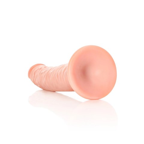RealRock - Cienkie realistyczne dildo z przyssawką 20,5 cm RealRock - Cienkie realistyczne dildo z przyssawką 20,5 cm